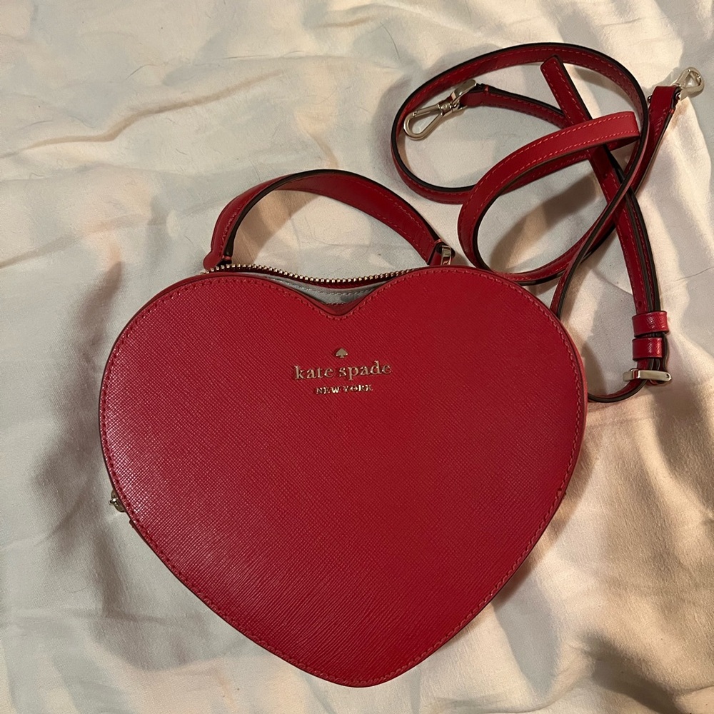 Kate Spade red heart purse Love Shack crossbody